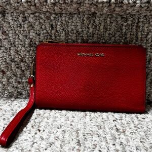 Michael Kors Orange Wristlet